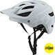 Troy Lee Designs A1 Mips Cască de Bicicletă Munte cu Protecție MIPS Classic Light Gray/white