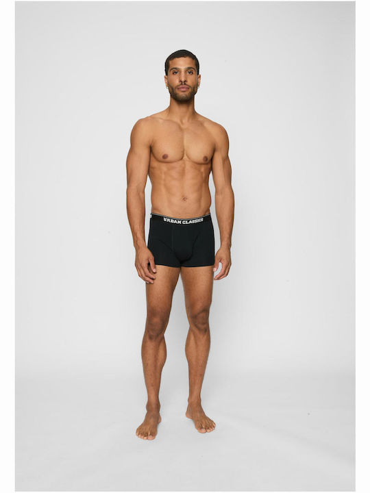 Urban Classics Herren Boxershorts Schwarz 3Packung