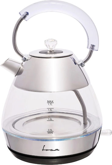 Fram 2200GX Retro Kettle 1.7lt 2000W Silver
