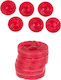 Σετ Αρωματικών Wax Melts με Άρωμα Rose 441796 6τμχ 30gr