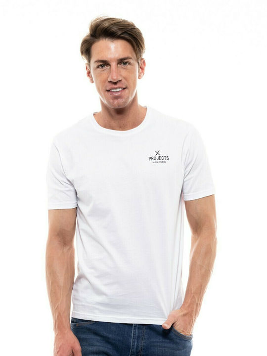Biston Men's Short Sleeve T-shirt White