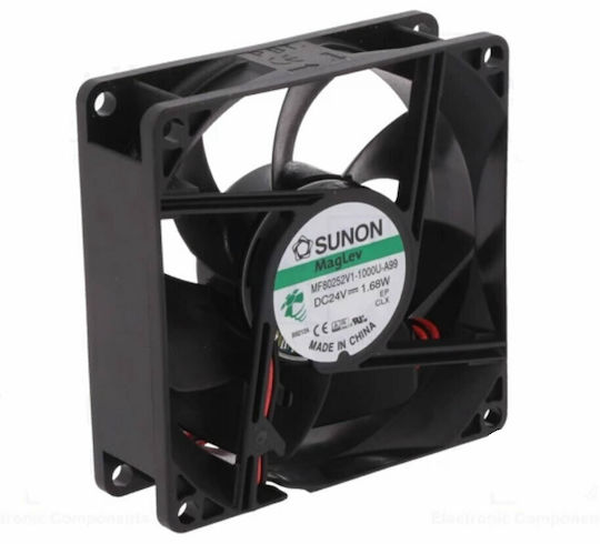 Sunon Ventilator 80mm 24V 80x80x25 1.68W