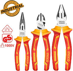 Ingco Set De Clești Pistoale De Crimpat 3 Buc HIKPS28318
