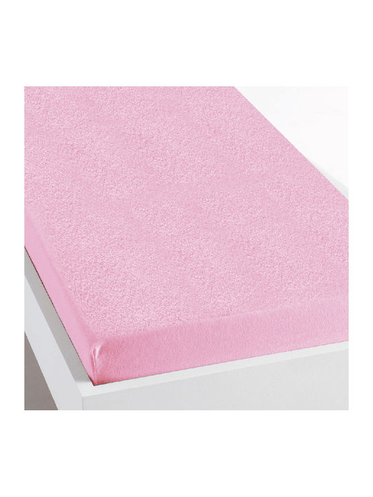 Go Smart Home Sheet for Single Bed with Elastic 100x200+30cm. Pink