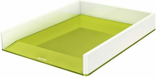 Leitz Δίσκος Εγγράφων Μεταλλικός Wow Duo Colour 5361 σε Πράσινο χρώμα