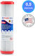 Purewater Countertop and Under Sink Water Filter Replacement made of Activated Carbon 10" 0.5 μm