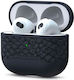 Njord Vindur Leather / Silicone Case Dark Grey for Apple AirPods 3