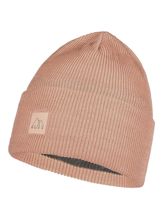 Buff Crossknit Knitted Beanie Cap Pink .10.00