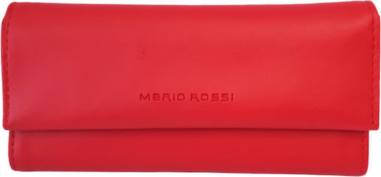 Mario Rossi Tobacco Pouch 12544 With Magnetic Clasp 16x8cm Red