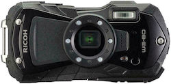Ricoh WG-80 Compact Φωτογραφική Μηχανή 16MP Οπτικού Ζουμ 5x με Οθόνη 2.7" και Ανάλυση Video 1920 x 1280 pixels Μαύρη