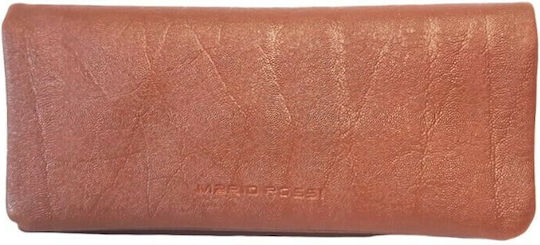 Mario Rossi 2681 Καπνοθήκη από Δερματίνη με Μαγνητικό Κούμπωμα 16x8εκ. Μπεζ