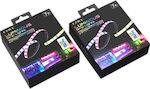 Ezra DL16-1 Bandă LED Alimentare USB (5V) RGB Lungime 2m și 60 LED-uri pe Metru cu Telecomandă SMD2835