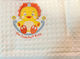 Nef-Nef Homeware Blanket Cot Sweet King Waffle White 110x150cm