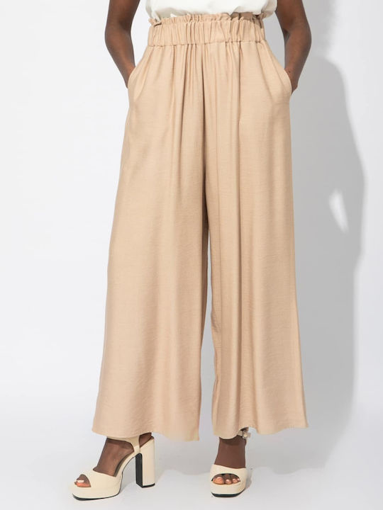 Γυναικείο Παντελόνι με Ελαστική Μέση N2110 - 22S707