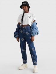 Tommy Hilfiger Ψηλόμεσο Γυναικείο Jean Παντελόνι σε Mom Εφαρμογή