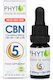 Phytoplus CBN 5% + CBD 2.5% Ulei De Canabis Pentru Reducerea Anxietății Cu 2.5% CBD 10ml