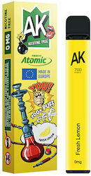 Atomic Fresh Lemon χωρίς Νικοτίνη 2ml Κίτρινο