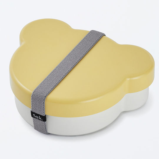 Bento Βox Bear Yellow Takenaka Πλαστικό Παιδικό Δοχείο Φαγητού Κίτρινο