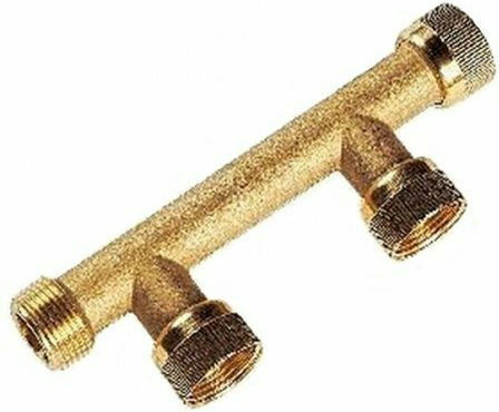 Aquajet 8006360022128 Collector 2 exits with Male-Female Thread 25.4mm Bronze