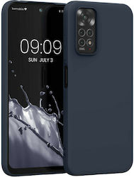KWmobile Umschlag Rückseite Silikon Blueberry B...