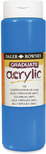 Daler Rowney Graduate Acrylic Ακρυλικό Χρώμα Ζωγραφικής Coeruleum Hue 130 500ml