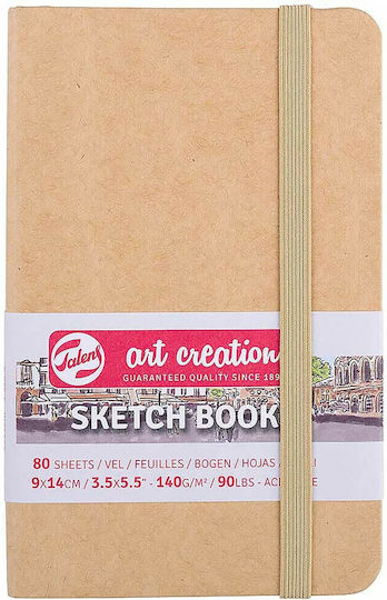 Royal Talens Μπλοκ Σχεδίου Sketchbook Art Creation Sketch Book Kraft 9x14cm 80 Φύλλα