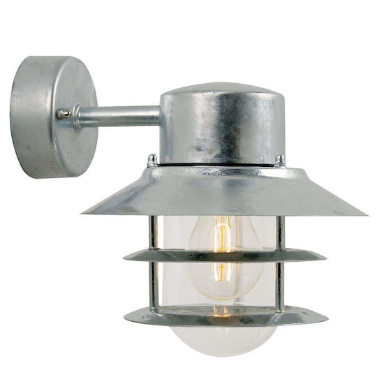 Nordlux Blokhus Lumină de exterior cu abajur montată pe perete E27 IP54 25x23εκ.