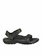 Women's Flat Sandals Sporty in Black Color