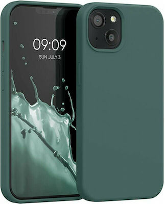 KWmobile Rubberized Back Cover Σιλικόνης Blue Green (iPhone 13)