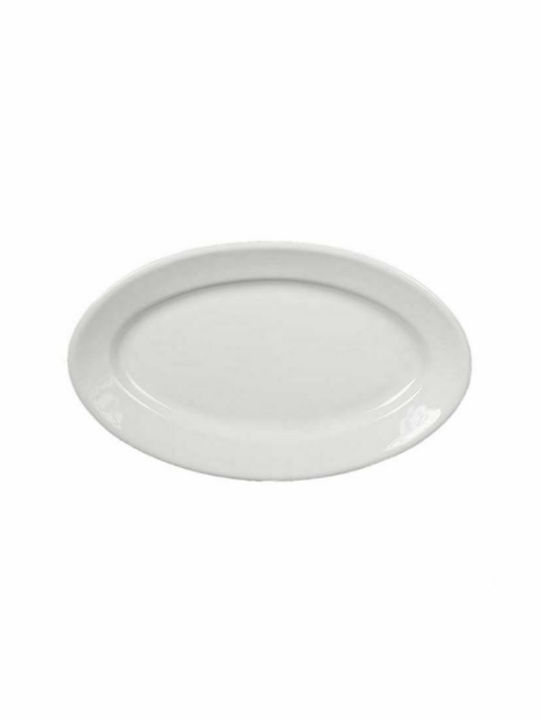 Evivak Melaware Serving Platter Oval White 26x16cm