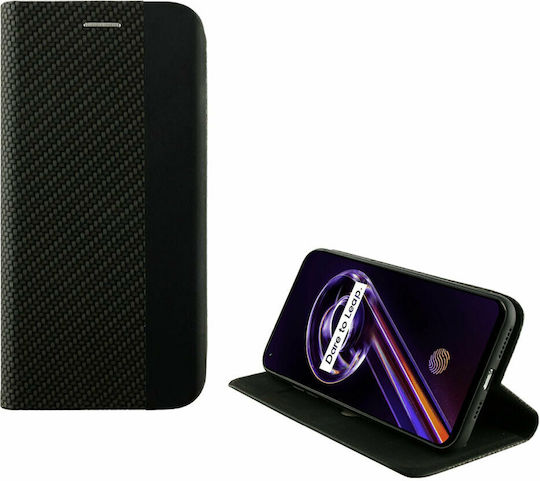 Idol 1991 Elite Anti-RFID Book Δερματίνης Μαύρο (Realme 9 5G / 9 Pro)