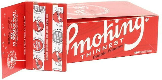 Smoking Red Zigarettenpapiere 120 Blätter 25Stück