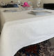 Palatex Tischtuch Leinen All Linen Ivory 150x190cm