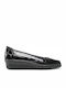 Leather Ballerinas Black