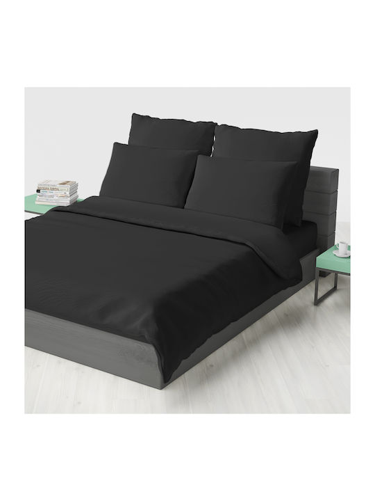 Palatex Sheet Super-Double with Elastic 160x200+40cm. Baseline 21 Black