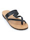 Women's sandals Climatsakis cross straps black 051