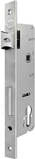 Yale Recessed Lock Safe deposit box Bilias with Cylinder and Center 30mm Silver