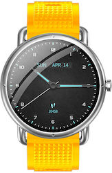 DAS.4 SG65 Smartwatch with Heart Rate Monitor (Black/Yellow)