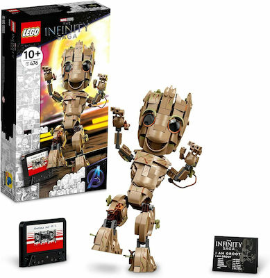 Lego Marvel I am Groot pentru 10+ ani