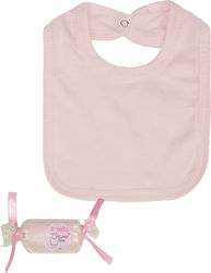 Energiers 100% Cotton Bib with Button Pink