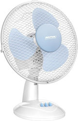 MPM MWP-23 Tabletop Fan 27cm Blue MPM MWP-23 Tabletop Fan 27cm Blue