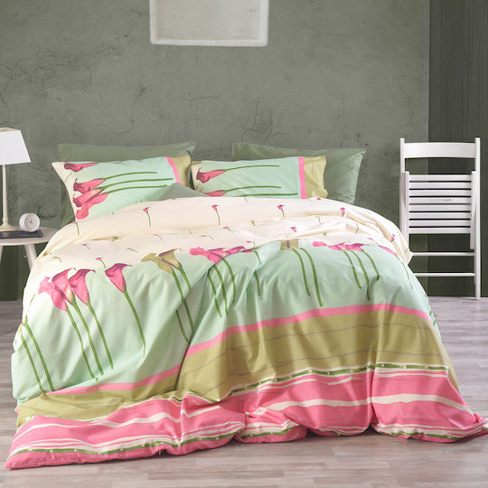 Palatex Sheet Sets Double with Elastic 140x200+20cm. Space PC Olia 4pcs