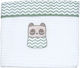Baby Star Κουβέρτα Αγκαλιάς & Λίκνου Tiny Friends Πικέ Χακί 75x100εκ.
