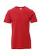 Payper Print Werbe-T-Shirt in Rot Farbe 001048-0311