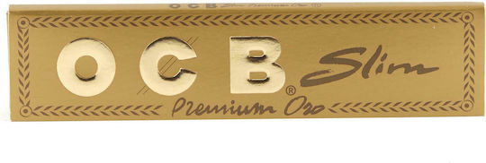 Ocb Premium Oro Χαρτάκια Στριφτού Τσιγάρου Slim King Size 32 φύλλα 1τμχ