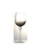 Cryspo Trio Set of Glasses for White Wine made of Glass Half Smoke Stemmed 280ml 6pcs