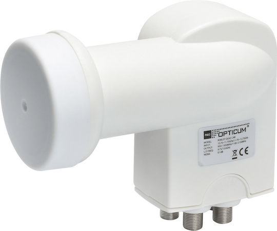 Opticum Robust LNB Quad (4 Εξόδων) με Χαμηλό Όριο Θορύβου 0.1dB