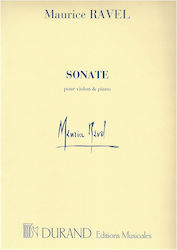 Durand Ravel Sonate Παρτιτούρα για Πιάνο