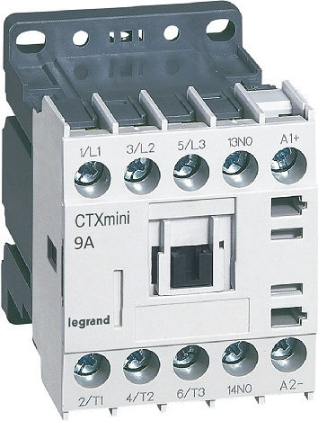 Legrand Ctx3 Ρελέ Ράγας Ισχύος 9A Τριπολικό με Τάση 24V