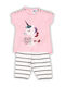 Kinder-Set mit Shorts Sommer 2Stück Rosa
